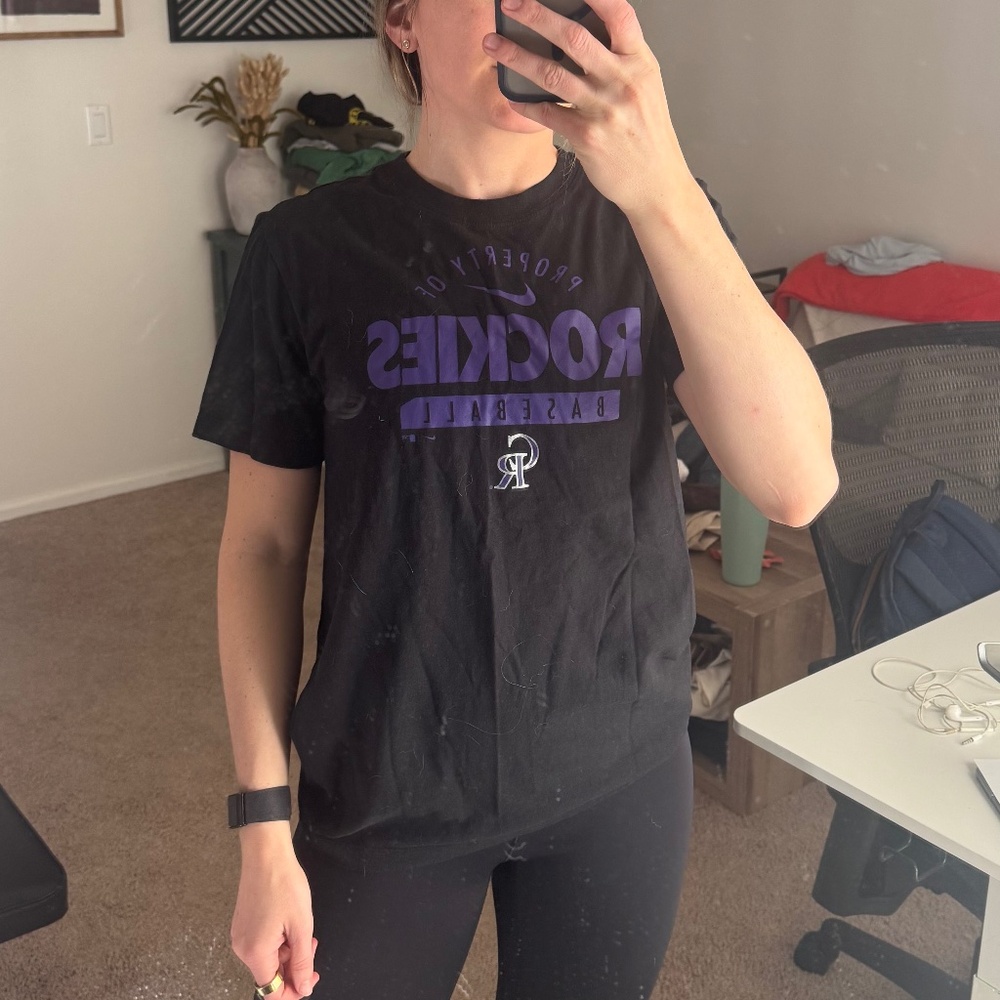 Rockies Baseball T-Shirt Size M